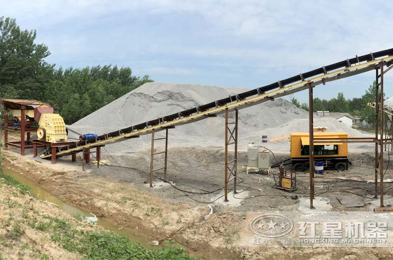 一次成型砂石生產現場 一次成型砂石生產現場